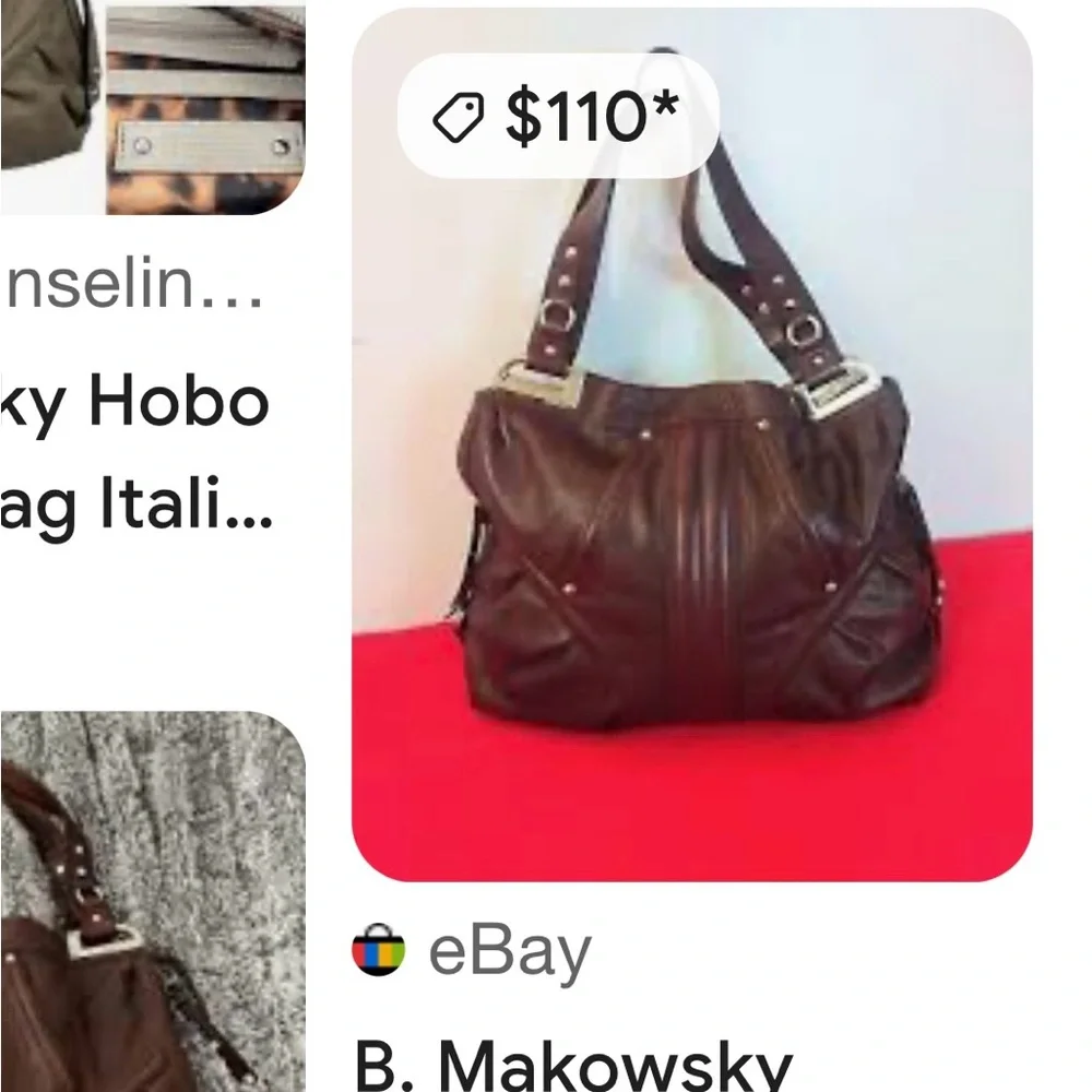 Like NEW - B. Makowsky Classic leather Bag - Reg $300 - Picture 15 of 15